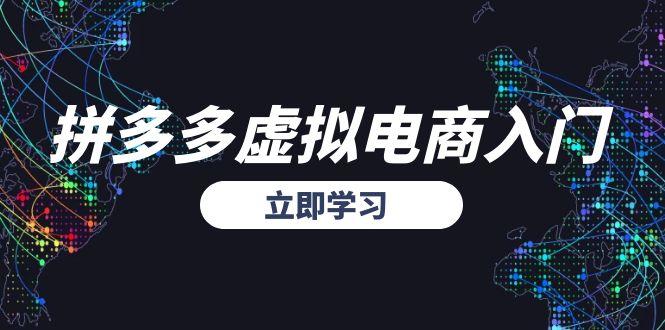 （15158期）拼多多虚拟电商入门，精准选品方法论，无货源模式起盘技巧