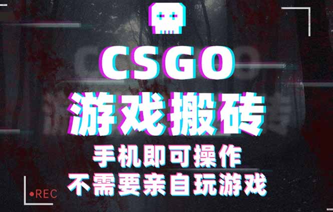 （16090期）CSGO游戏挂机捡漏，单日扫货500+，年底小高峰上车可吃肉，手机即可操作...