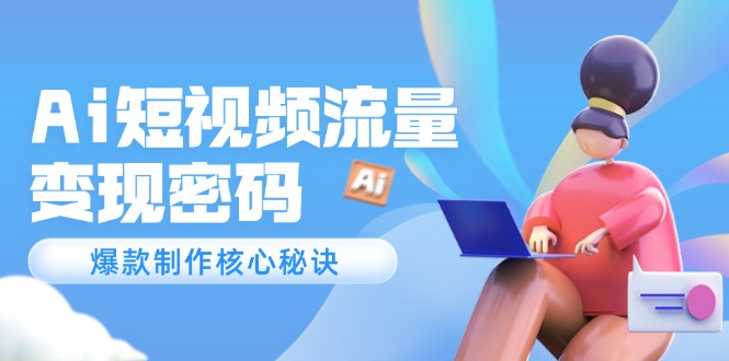 （14875期）Ai短视频流量密码，爆款制作核心秘诀，120万案例深度解析