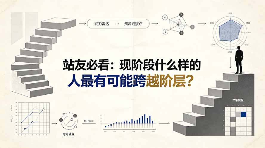 （19475期）付费文章：站友必看：现阶段什么样的人最有可能跨越阶层?