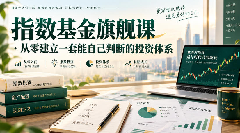 指数基金旗舰课&middot;从零建立一套能自己判断的投zi体系